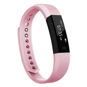 Smart Fit activity tracker and smart watch - full product view pink