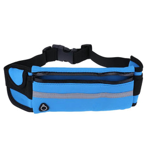 Velocity water-resistant sports running belt and fanny pack - full product view