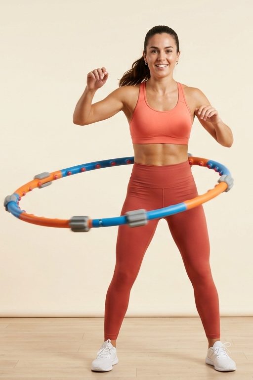 Tubes Yoga Detachable Pilates Hoop Waist Exercise Slimming Sports Hoops Body Building Massage Gym Loss Weight Hoop
