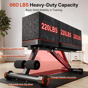 Adjustable Weight Bench for Bench Press, Heavy Duty Stable Workout Bench Foldable Weight Benches for Home Gym, Incline/Decline 90 Degree Bench Exercise Bench