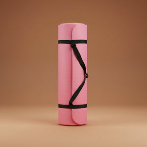 Non-slip yoga fitness mat - size and thickness detail