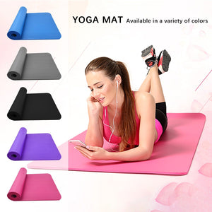 Large non-slip yoga and fitness mat - product overview