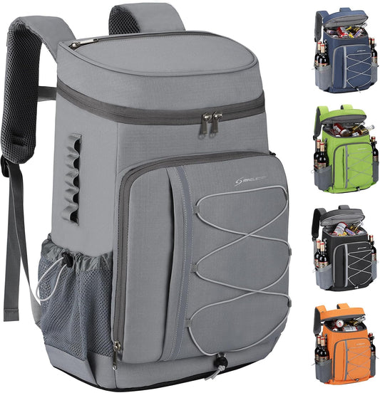 Cooler Backpack,35 Can Backpack Cooler Leakproof,Insulated Soft Cooler Bag,Camping Cooler,Beach Cooler,Ice Chest Backpack,Lightweight Travel Cooler Lunch Backpack for Hiking,Shopping
