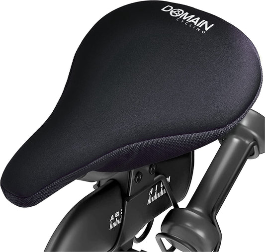 Gel Bike Seat Cushion Cover for Indoor & Outdoor Bikes, 10.5 X 7 In