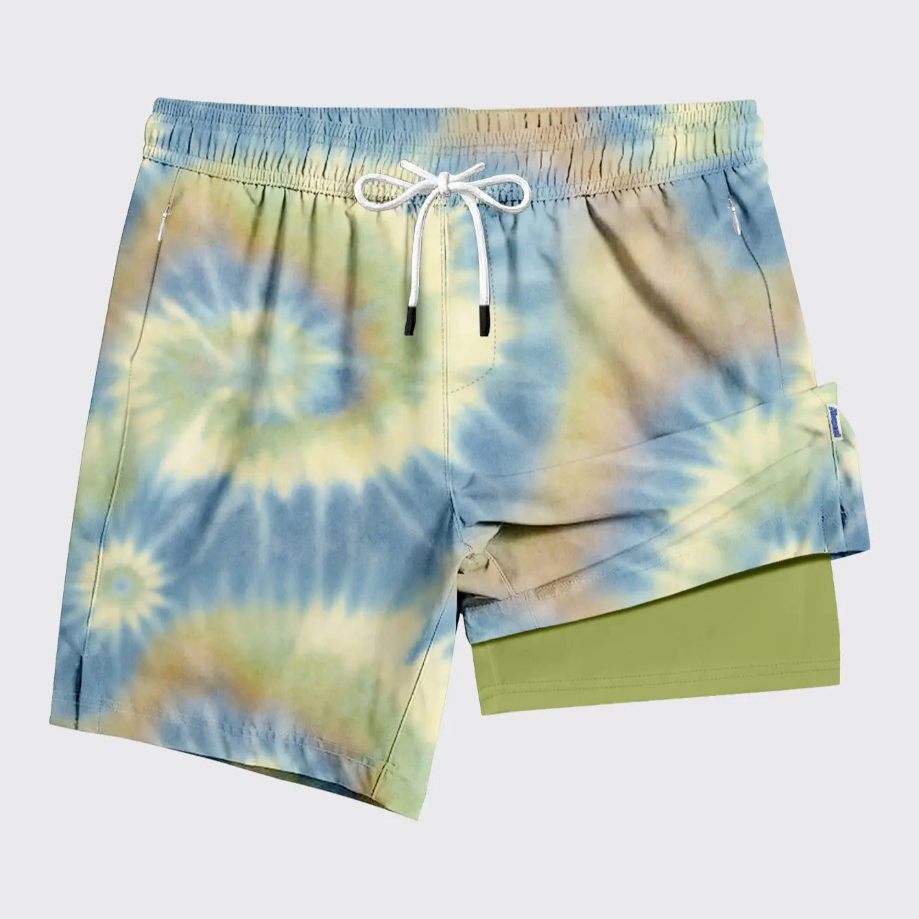 ABSECAI Men'S 2-In-1 Swim Trunks 2026 - 6" & 7" Compression Liner, Quick Dry, Zipper Pockets, Above-Knee, S-XXL, Breathable, Durable, Quality Phone Pocket, Running & Beach Sports Shorts, Tiktok Trend