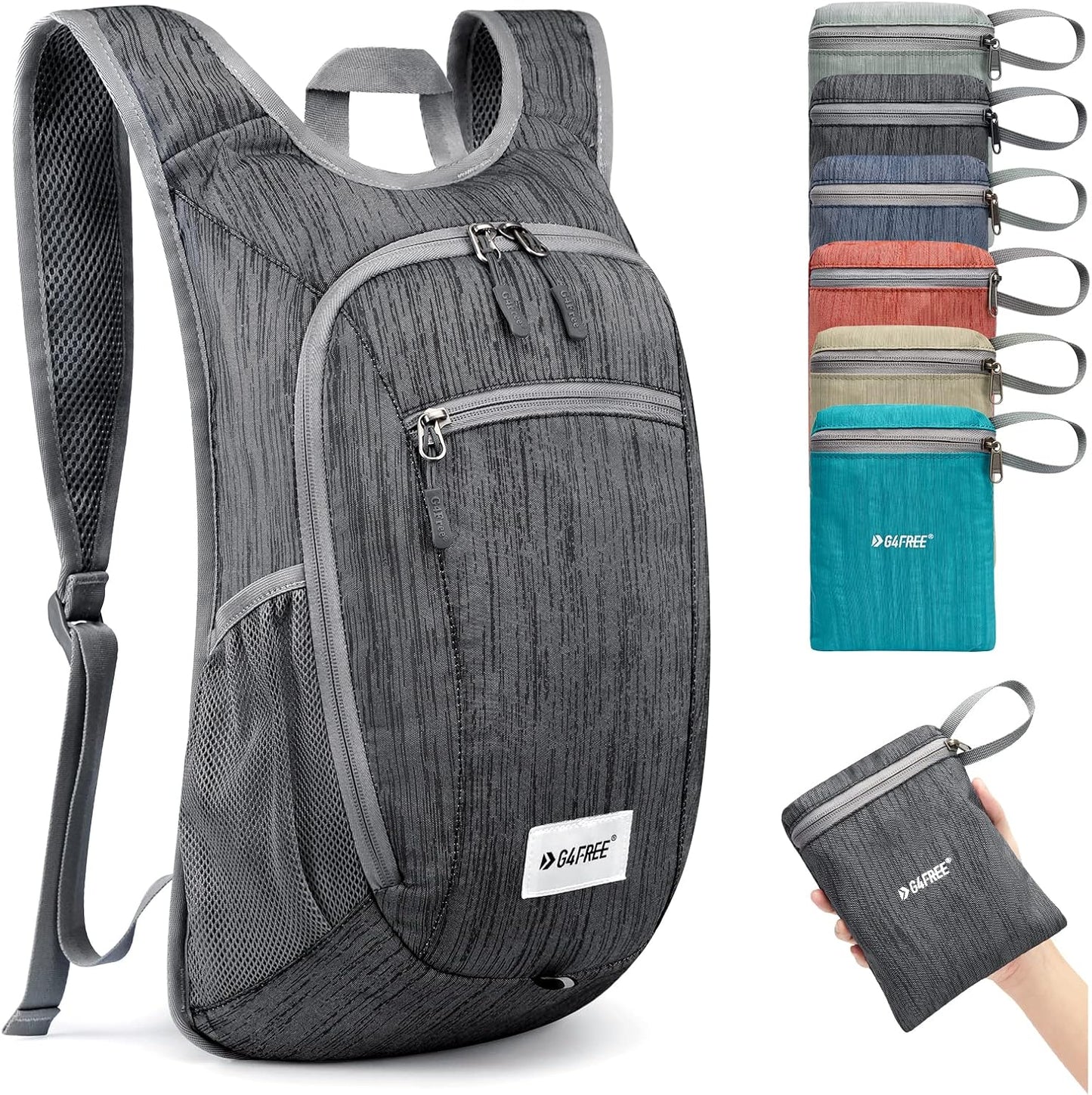 10L/15L/20L Hiking Backpack Lightweight Packable Hiking Daypack Small Travel Outdoor Foldable Shoulder Bag