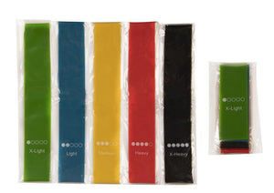 Resistance bands for yoga, stretching and pull-up training - side view