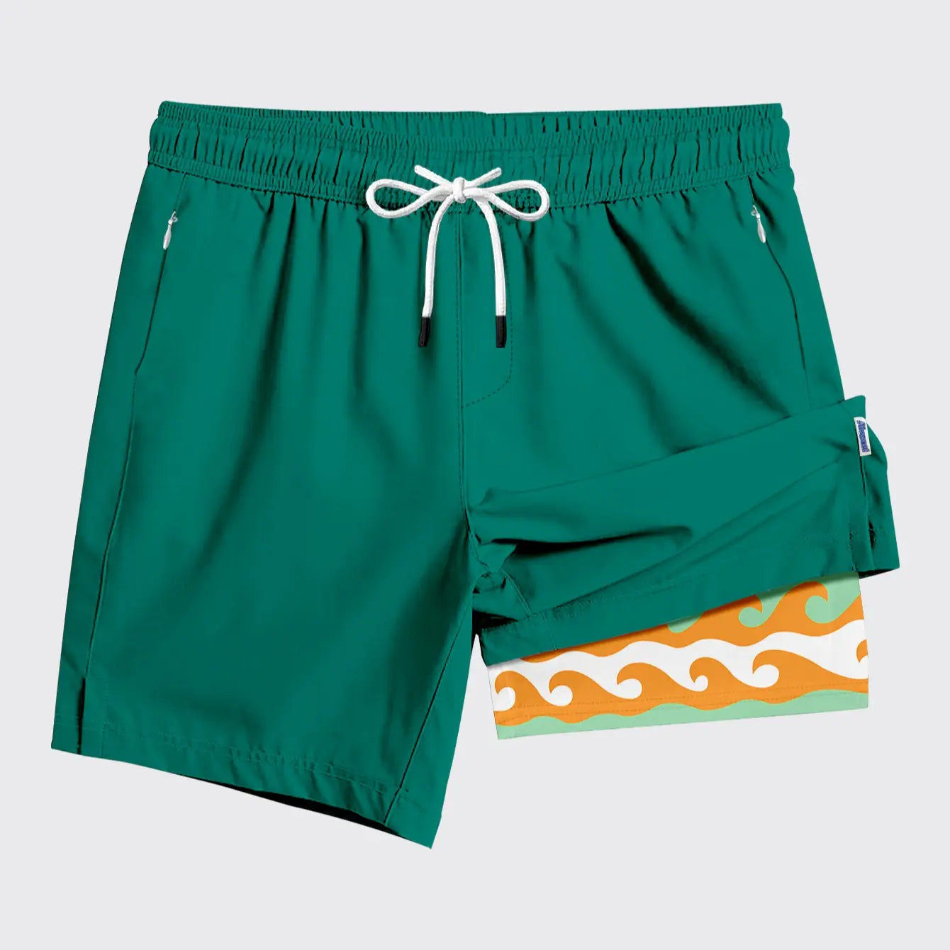 ABSECAI Men'S 2-In-1 Swim Trunks 2026 - 6" & 7" Compression Liner, Quick Dry, Zipper Pockets, Above-Knee, S-XXL, Breathable, Durable, Quality Phone Pocket, Running & Beach Sports Shorts, Tiktok Trend