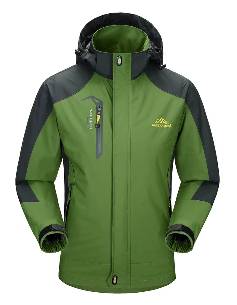 Camping Hiking Jacket Men Autumn Outdoor Sports Coats Climbing Trekking Windbreaker Travel Waterproof Jackets Black