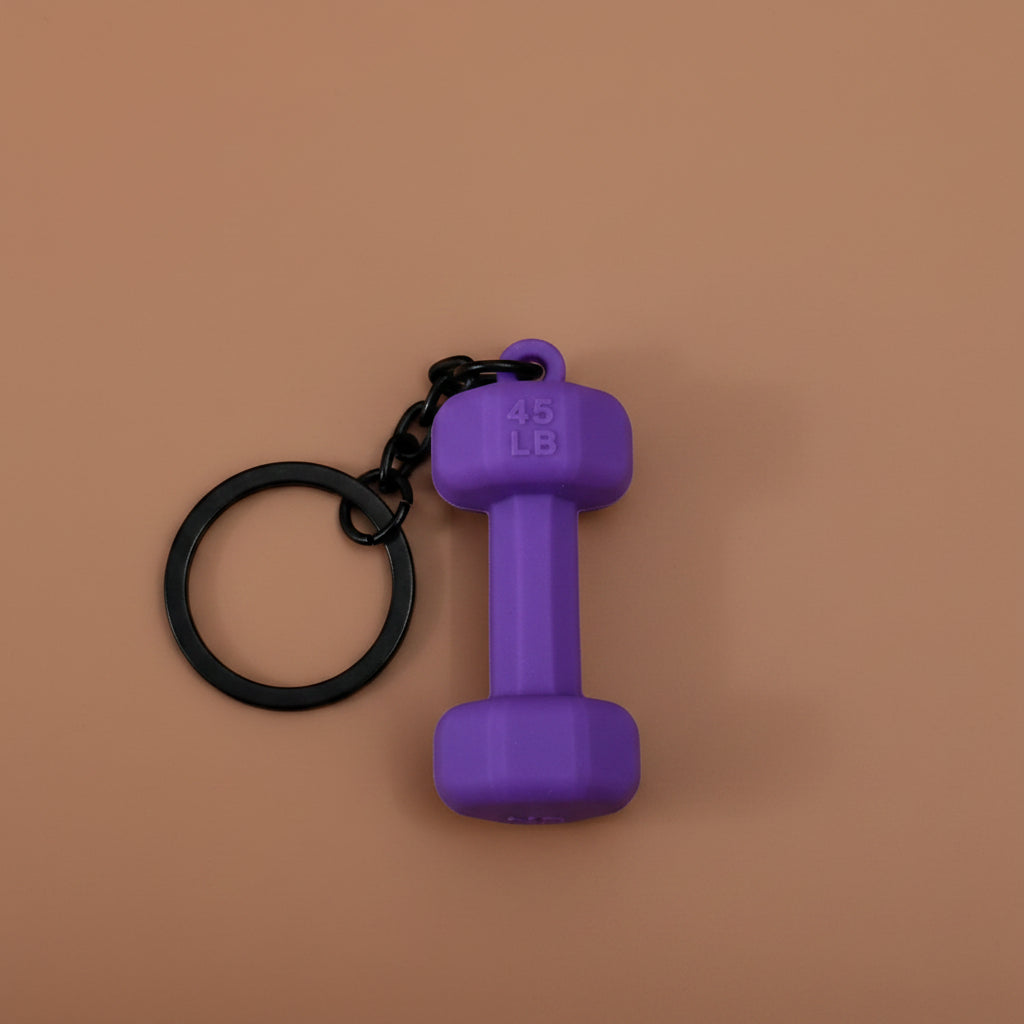 Creativity Weight Piece Barbell Keychain Gym Gifts for Gym Love Weight Piece Detachable Barbell Key Chain Charm Bag Pendant