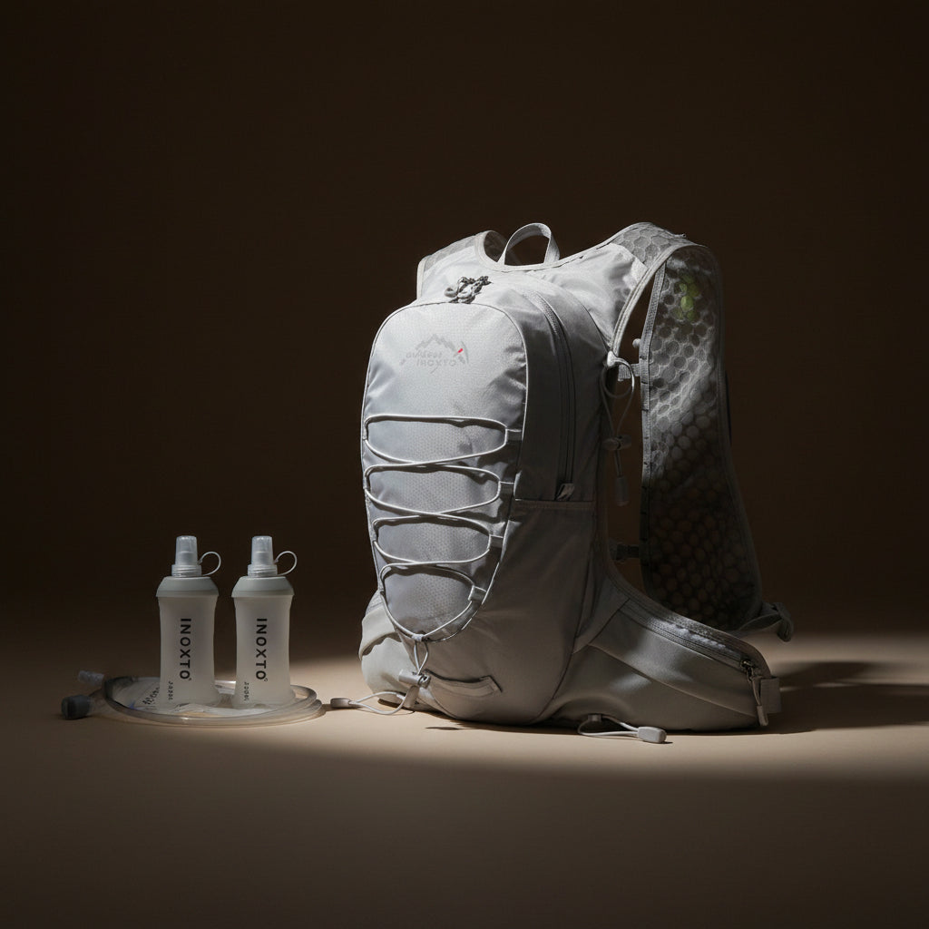  hydration running vest AquaStride 3L hydration running vest with water bottles for men and women