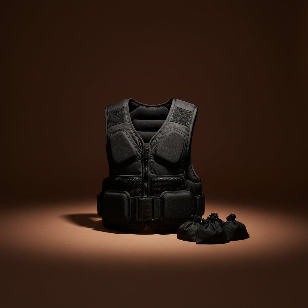 CurveFit adjustable weighted vest for women with removable weights