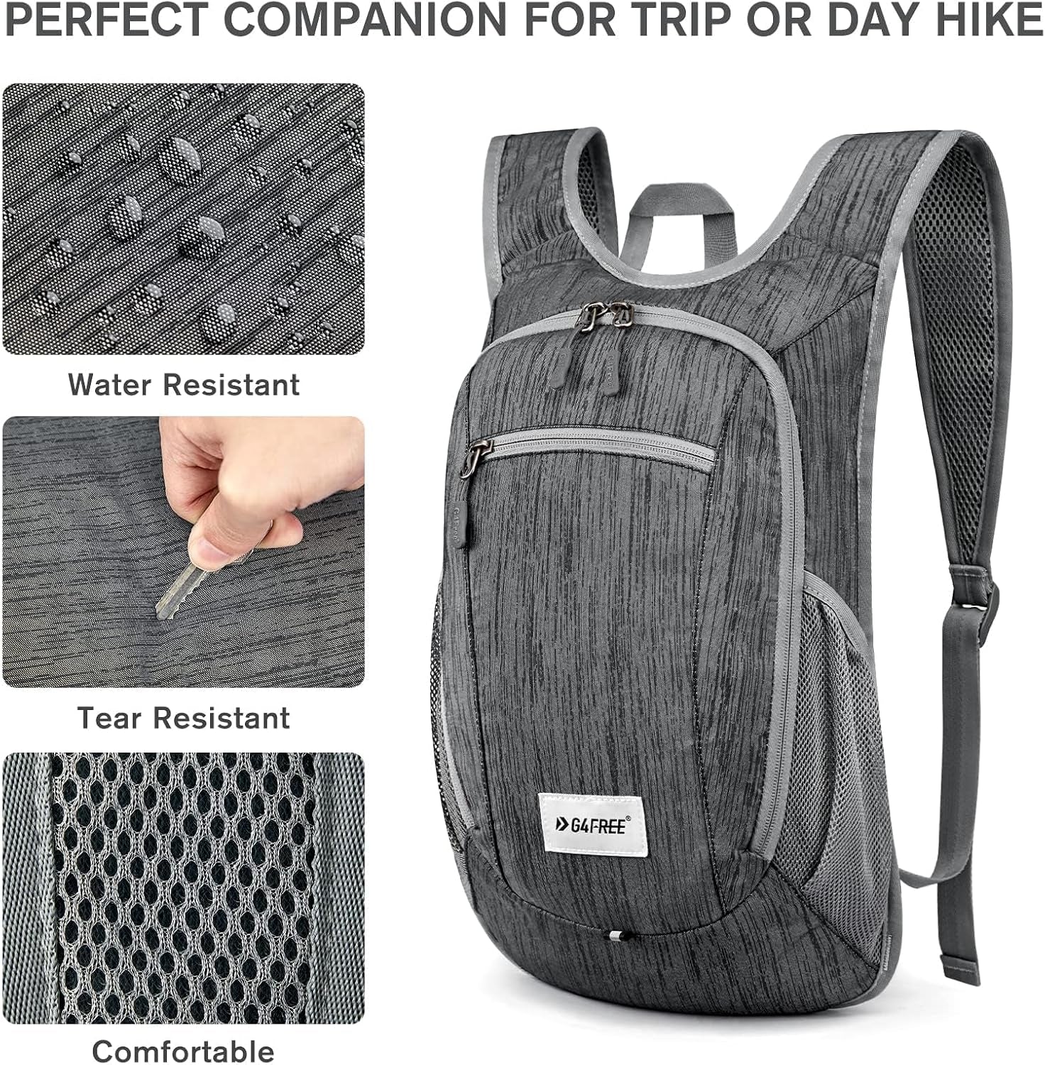 10L/15L/20L Hiking Backpack Lightweight Packable Hiking Daypack Small Travel Outdoor Foldable Shoulder Bag