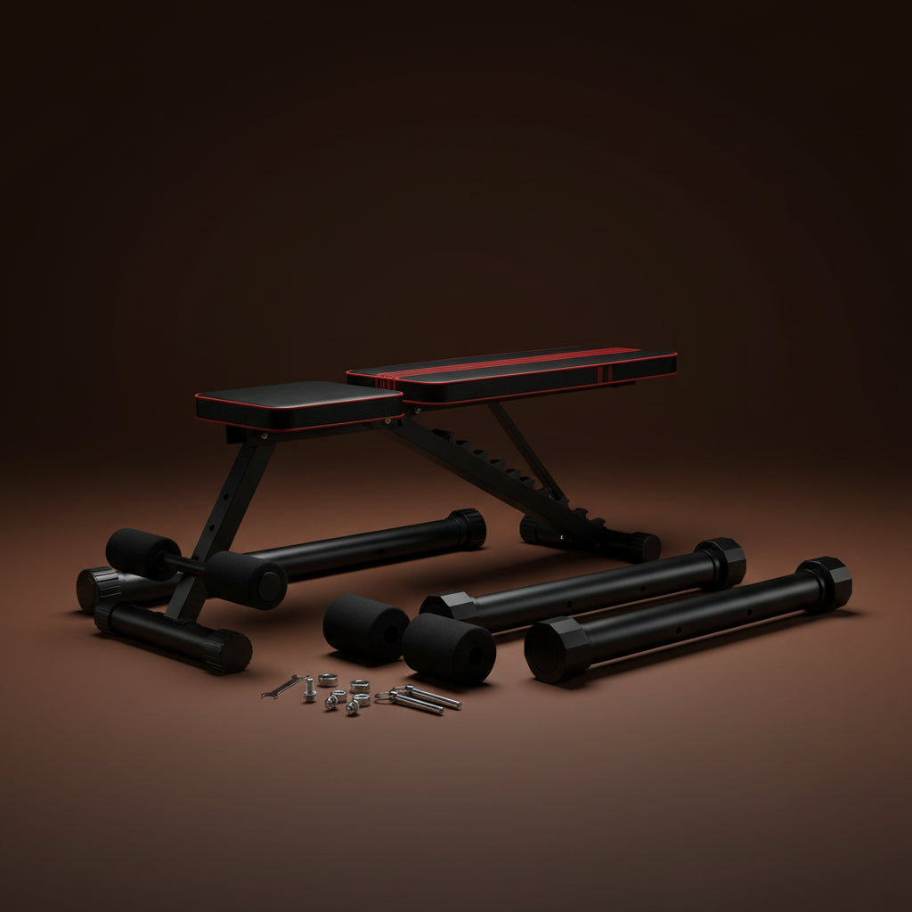 Adjustable Weight Bench for Bench Press, Heavy Duty Stable Workout Bench Foldable Weight Benches for Home Gym, Incline/Decline 90 Degree Bench Exercise Bench