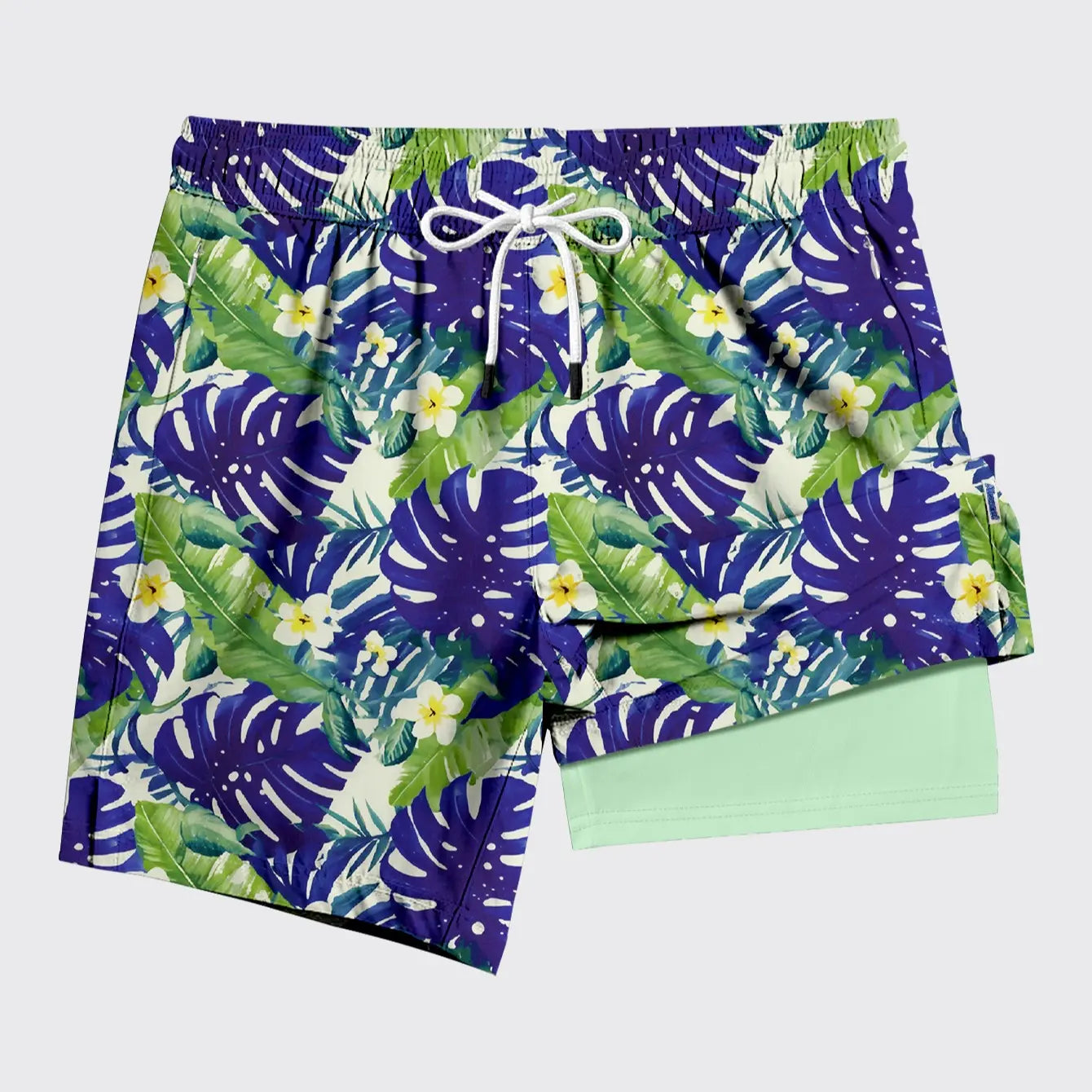 ABSECAI Men'S 2-In-1 Swim Trunks 2026 - 6" & 7" Compression Liner, Quick Dry, Zipper Pockets, Above-Knee, S-XXL, Breathable, Durable, Quality Phone Pocket, Running & Beach Sports Shorts, Tiktok Trend