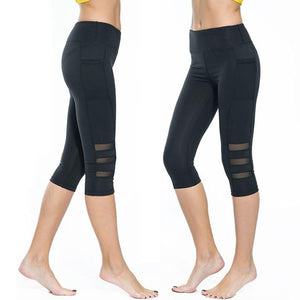 Capri sport leggings for women doing yoga - lifestyle shot
