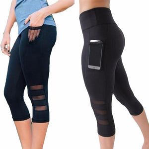 Women's capri sport leggings for yoga and gym - product overview