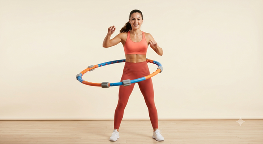 Tubes Yoga Detachable Pilates Hoop Waist Exercise Slimming Sports Hoops Body Building Massage Gym Loss Weight Hoop
