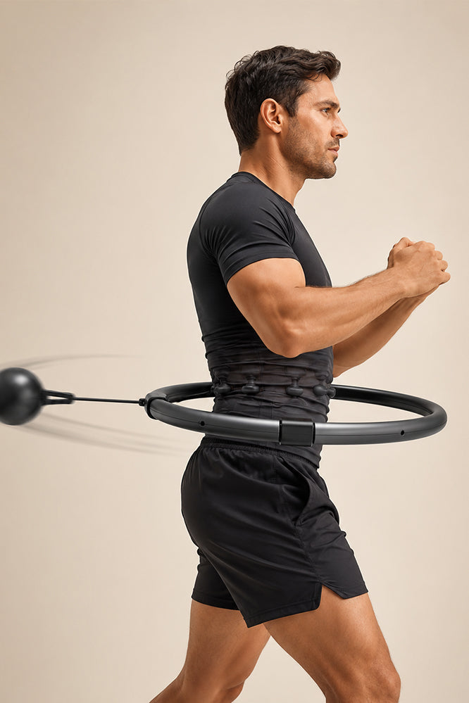 Tubes Yoga Detachable Pilates Hoop Waist Exercise Slimming Sports Hoops Body Building Massage Gym Loss Weight Hoop