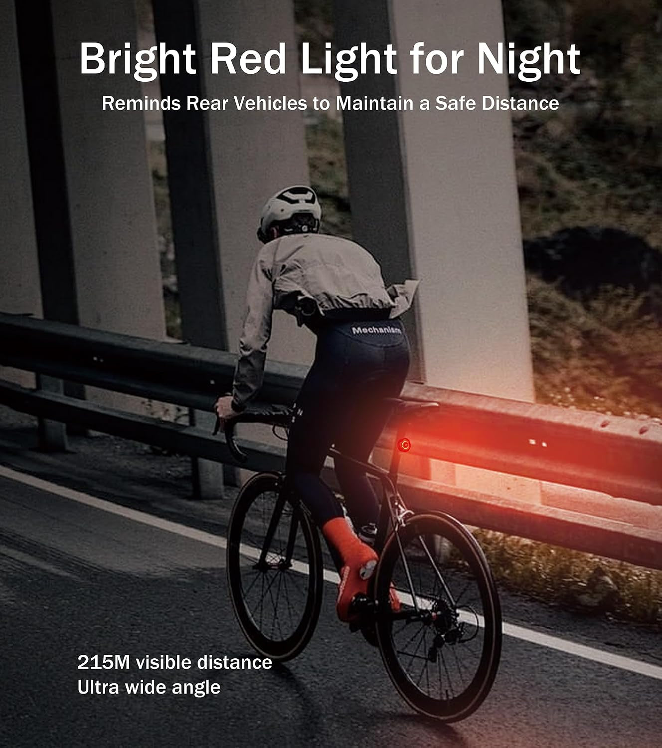 Bike Tail Light Smart Tracker: Dual Installation Methods, Supports GPS Positioning, Type-C Rechargeable, 400Mah Battery, 5 Light Modes, Ultra Bright LED Back Lights for Bicycle Road Mountain