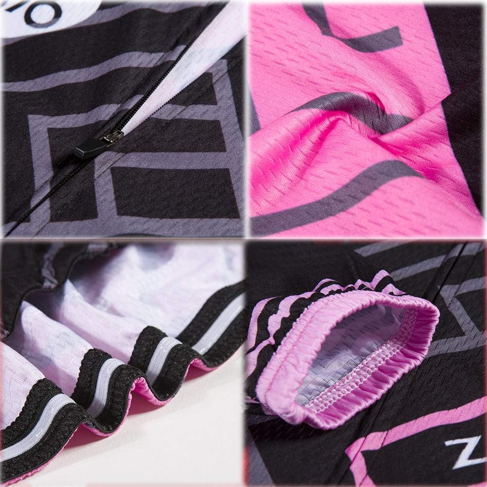 Cycling Jersey Women Long Sleeve Bike Shirts Jacket Breathable Bicycle Clothing Biker Tops Cyclist Apparel with Pockets