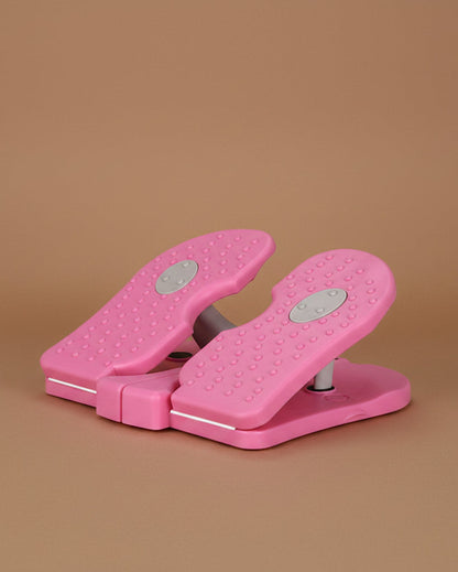 Pink compact exercise pedal device