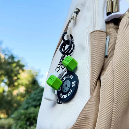 Creativity Weight Piece Barbell Keychain Gym Gifts for Gym Love Weight Piece Detachable Barbell Key Chain Charm Bag Pendant