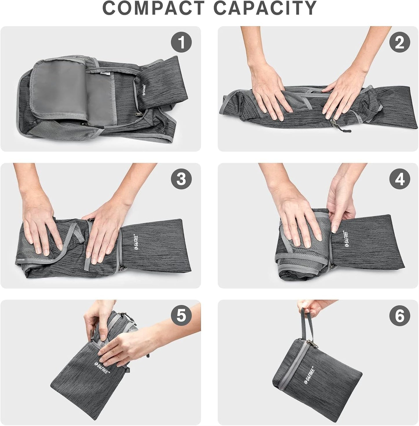 10L/15L/20L Hiking Backpack Lightweight Packable Hiking Daypack Small Travel Outdoor Foldable Shoulder Bag