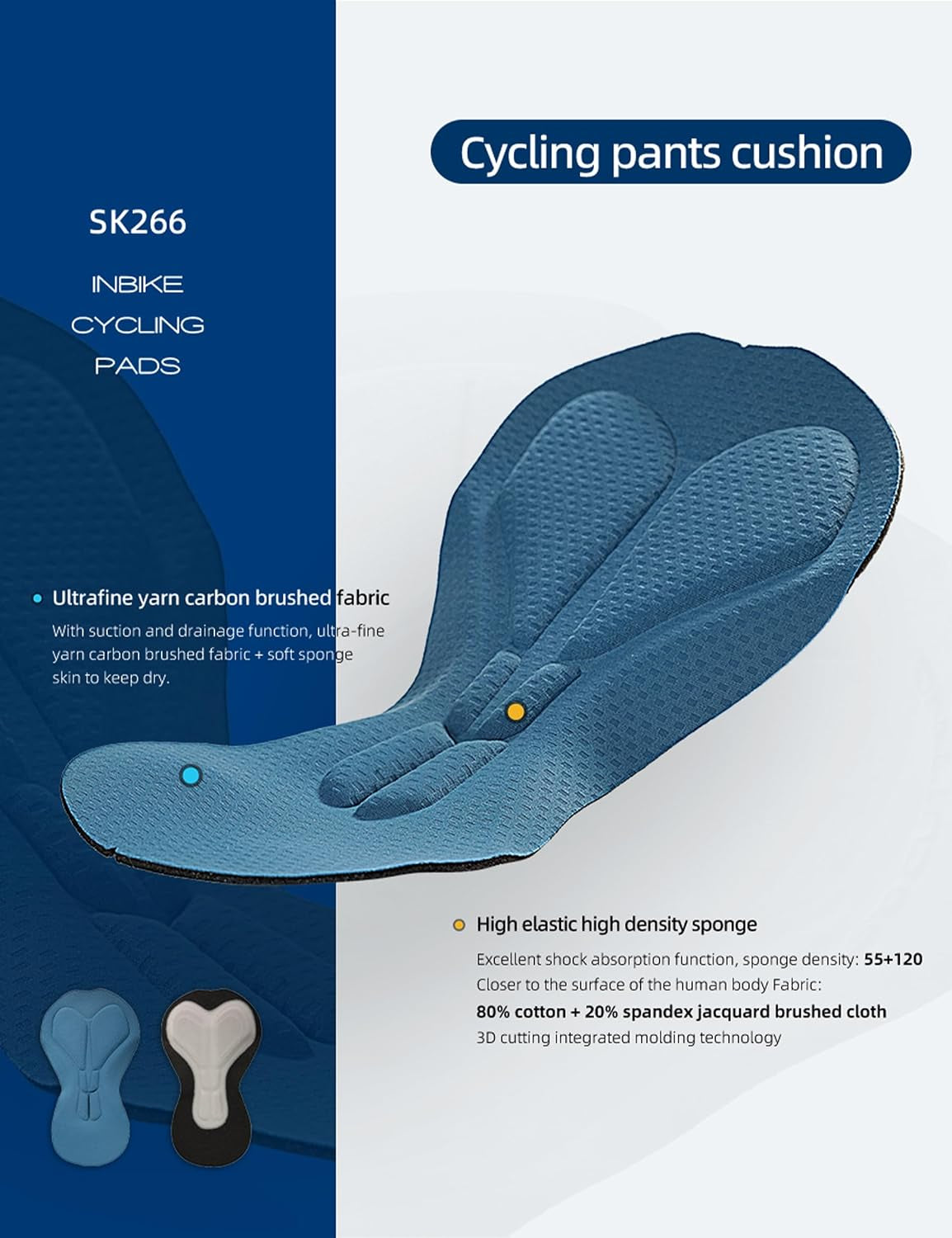 Men'S Cycling Bib Shorts Padded Bike Shorts for Men Breathable Biking Shorts,Road Bike Bib Shorts