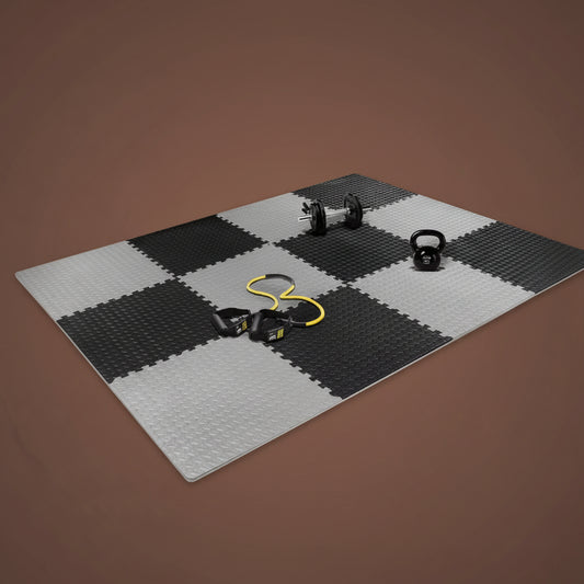 8/16 Pcs Foam Fitness Non Slip Yoga Mat Fitness Floor Tile Protection Pad Fitness Equipment Mat Suitable for Indoor Fitness