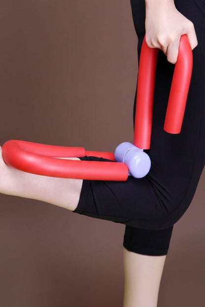 Red exercise flexor with padded handles