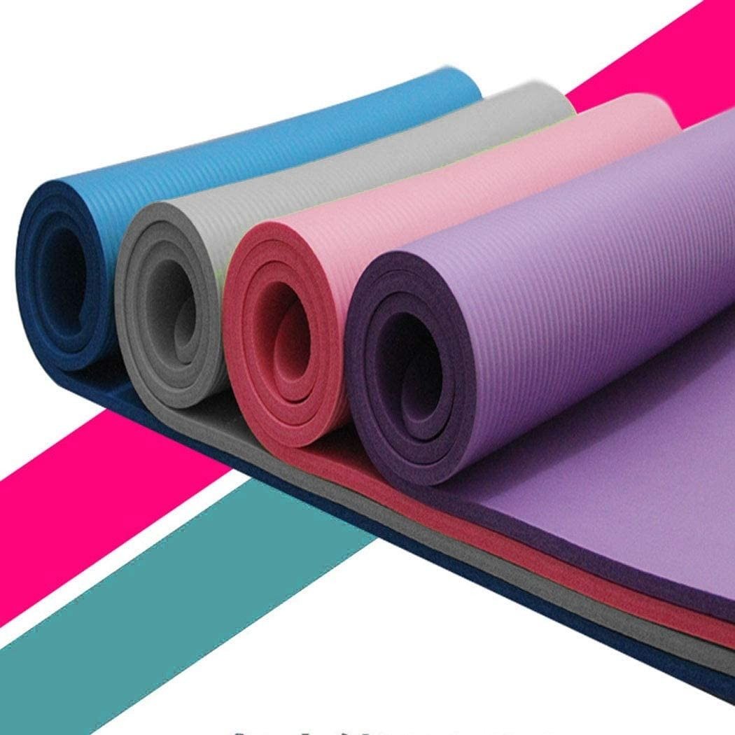 Large non-slip mat for yoga, pilates and fitness workouts